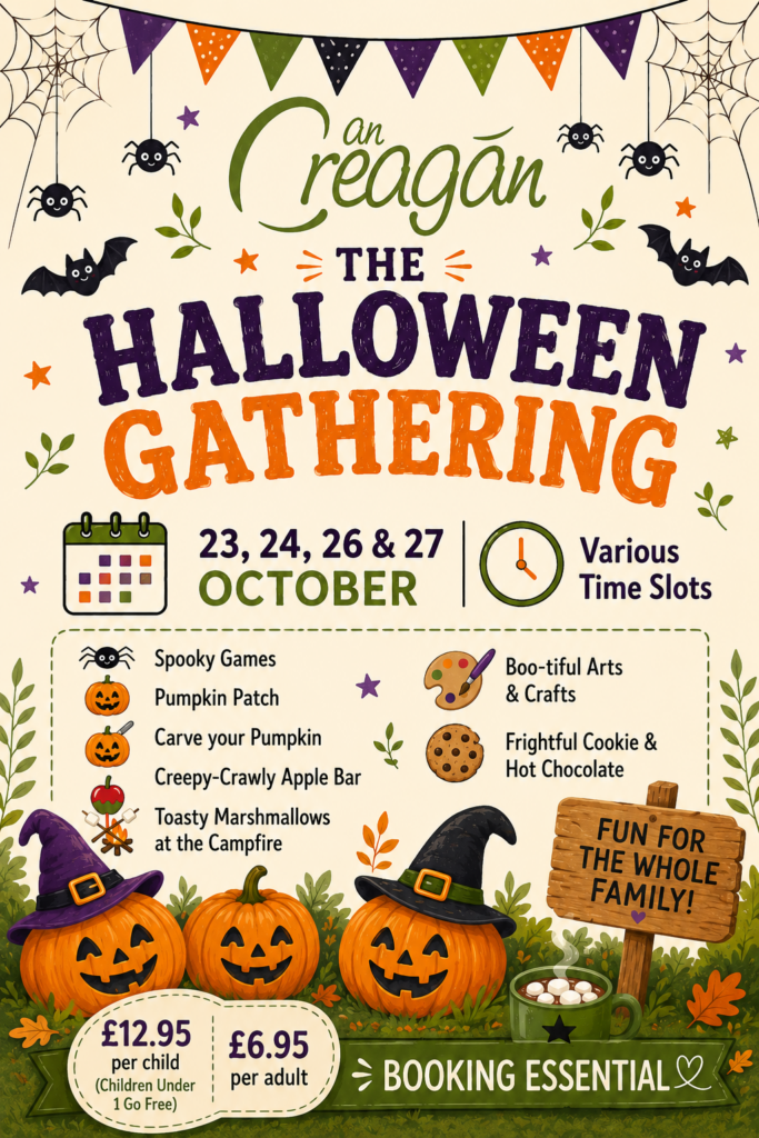 An Creagán Halloween Gathering Poster